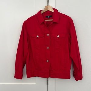 Red Denim Jacket